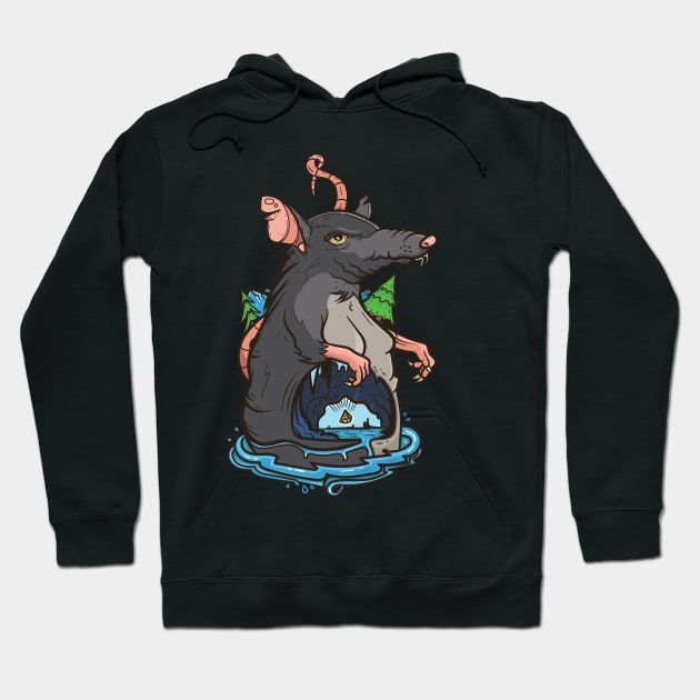 Rat Cave Hoodie by Frajtgorski